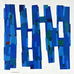 
Blue Figure
 Abstract Painting by Lars Hegelund, American, b. 1947