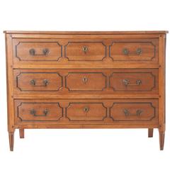 French, 19th Century Walnut Directoire Commode
