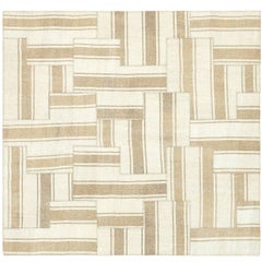 Tappeto di composizione kilim vintage della metà del XX secolo
