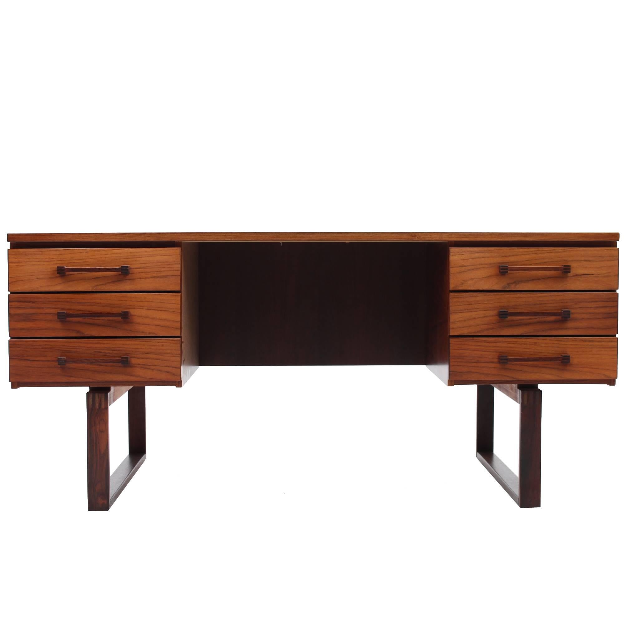 Rosewood Desk by Preben Schou Andersen for PSA Furniture, Scandinavian Modern