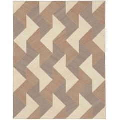 Mid-20th Century Vintage Kilim Composition Carpet 6