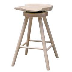 Shimna Armstrong Swivel Stool in Maple Hardwood 8
