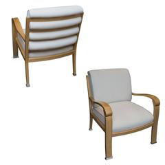 J. Robert Scott Salon Deco Lounge Chairs 