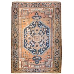 Incredible 19th Century Heriz Rug