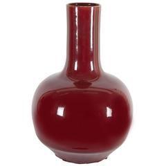 Chinese Flame Glazed Vase 7