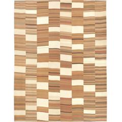 Mid-20th Century Vintage Kilim Composition Carpet 10