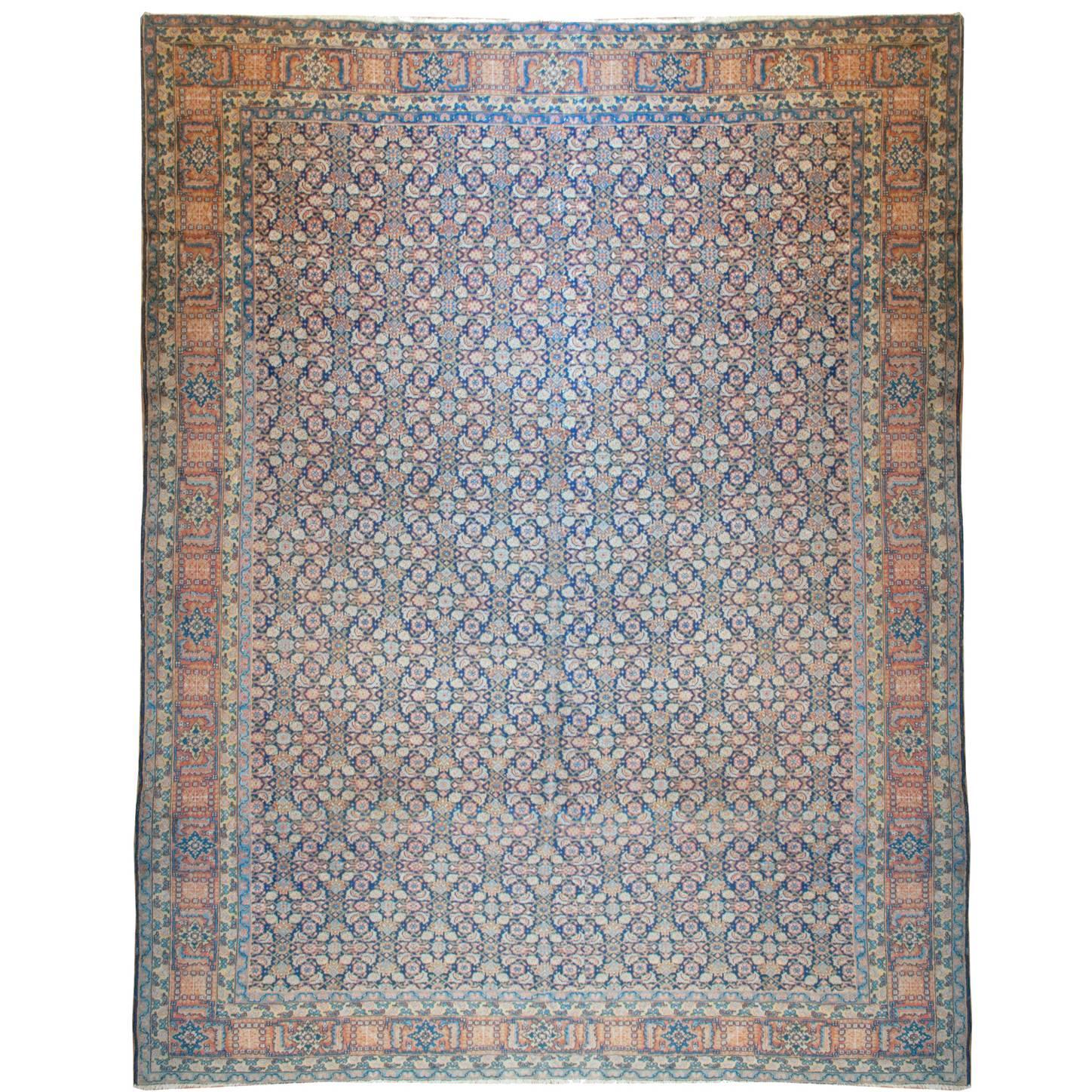 Remarkable 19th Century Malayer Rug For Sale