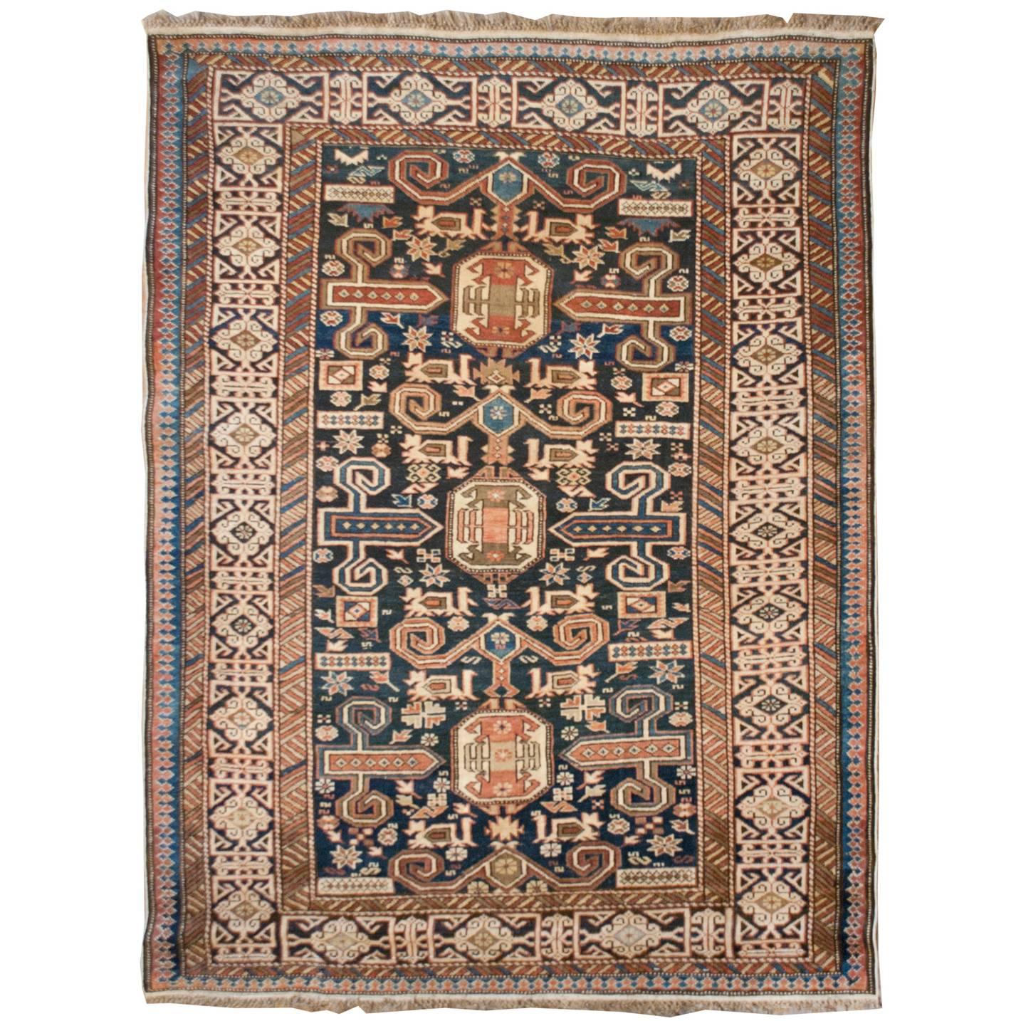 Fascinating 19th Century Perpedil Rug For Sale