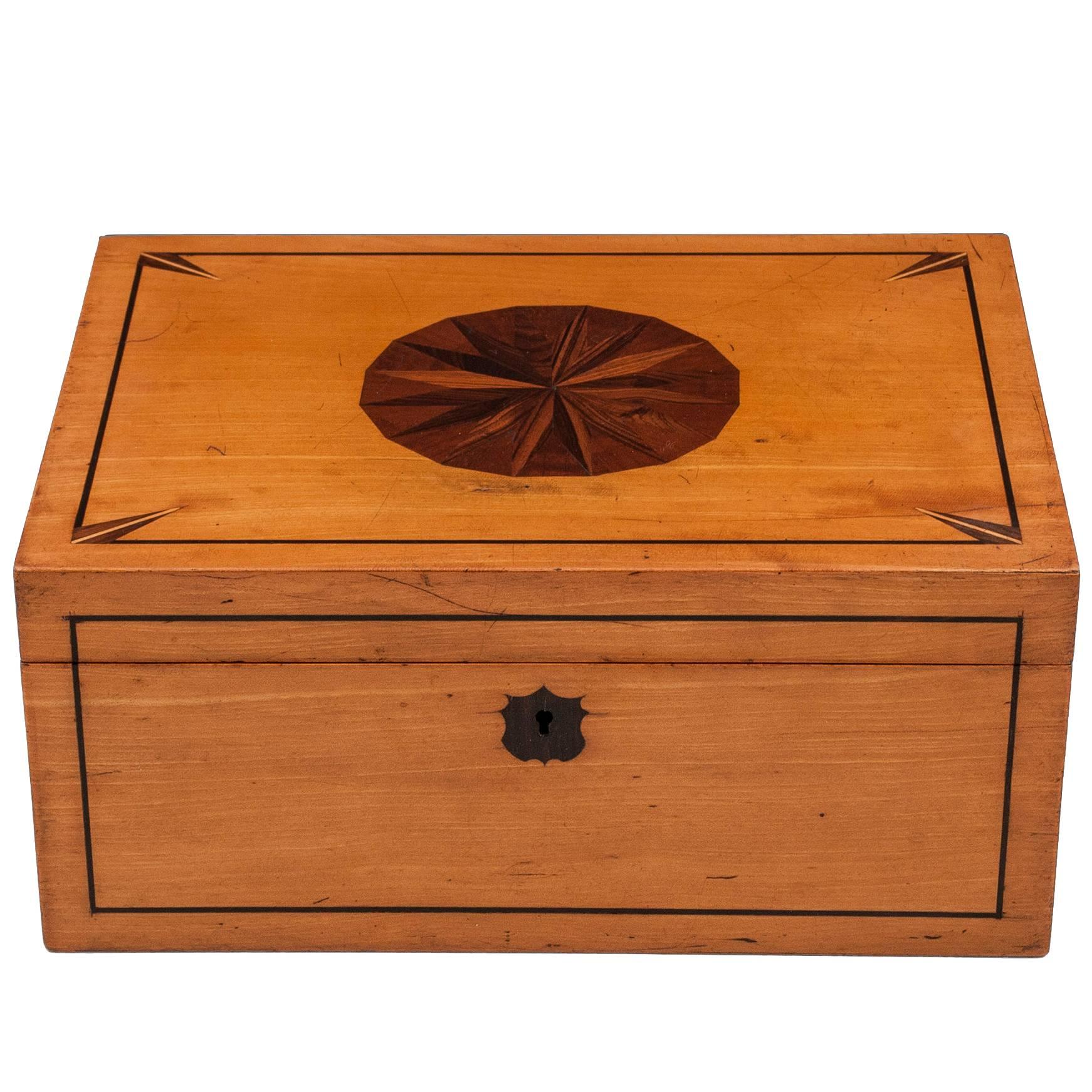 Antique Satinwood Box