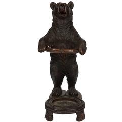 Late 19th Century Black Forest Wooden Stick or Umbrella Stand