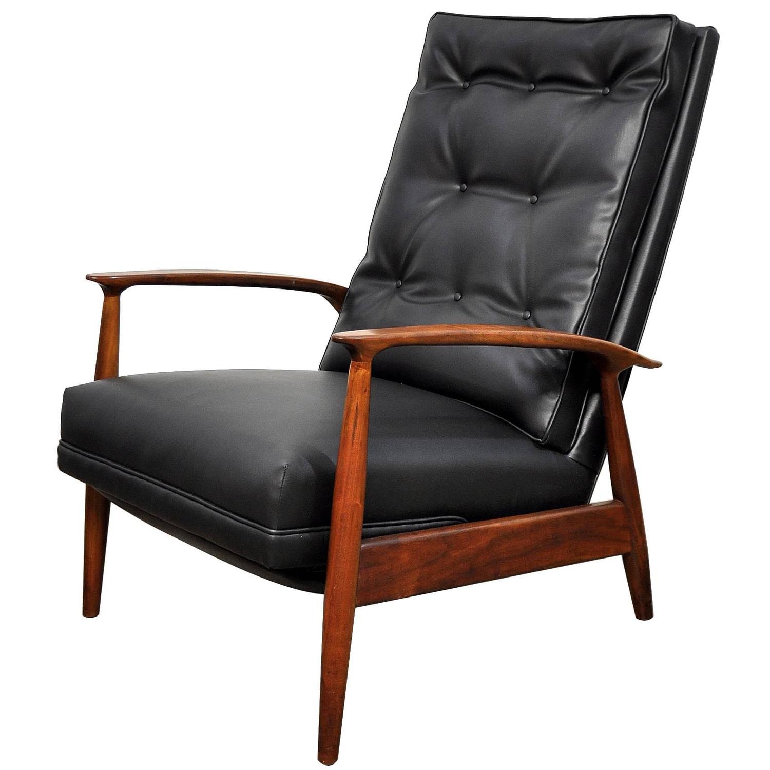 Faux leather lounge chairs 172 for sale at 1stdibs
