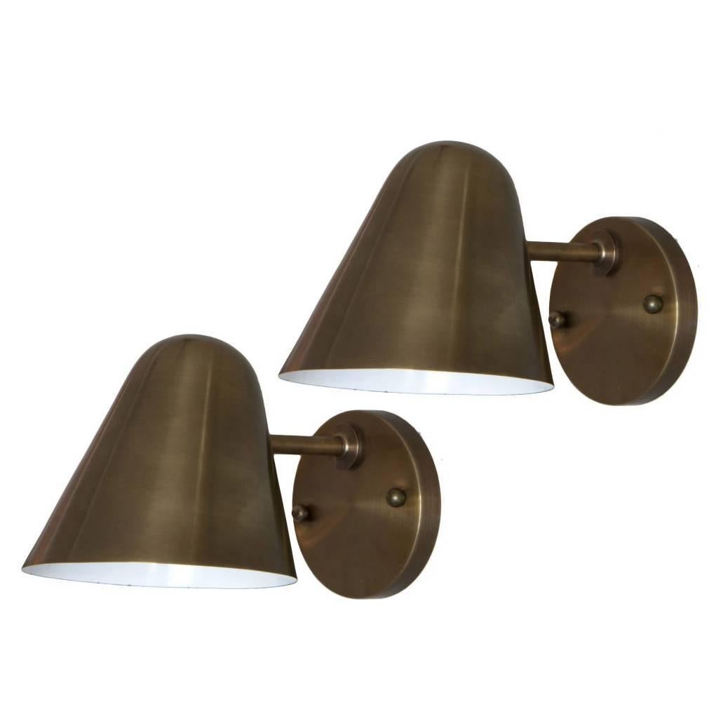 Rewire Custom Pivot Sconce. Custom finishes and sizes available upon request. Each light requires one E26 75w maximum bulb. Bulbs not provided. Priced and sold individually.