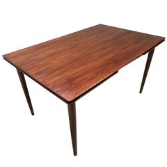 Danish Rosewood Extending Dining Table, Midcentury, 1960s