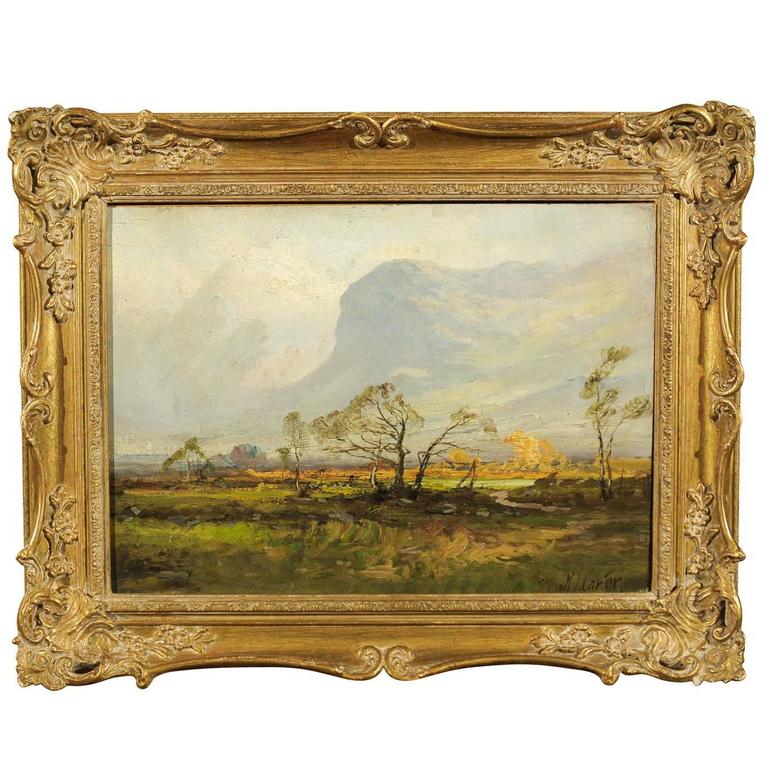 Oil on Board Painting by Frank T. Carter "Borrowdale Valley" at 1stDibs