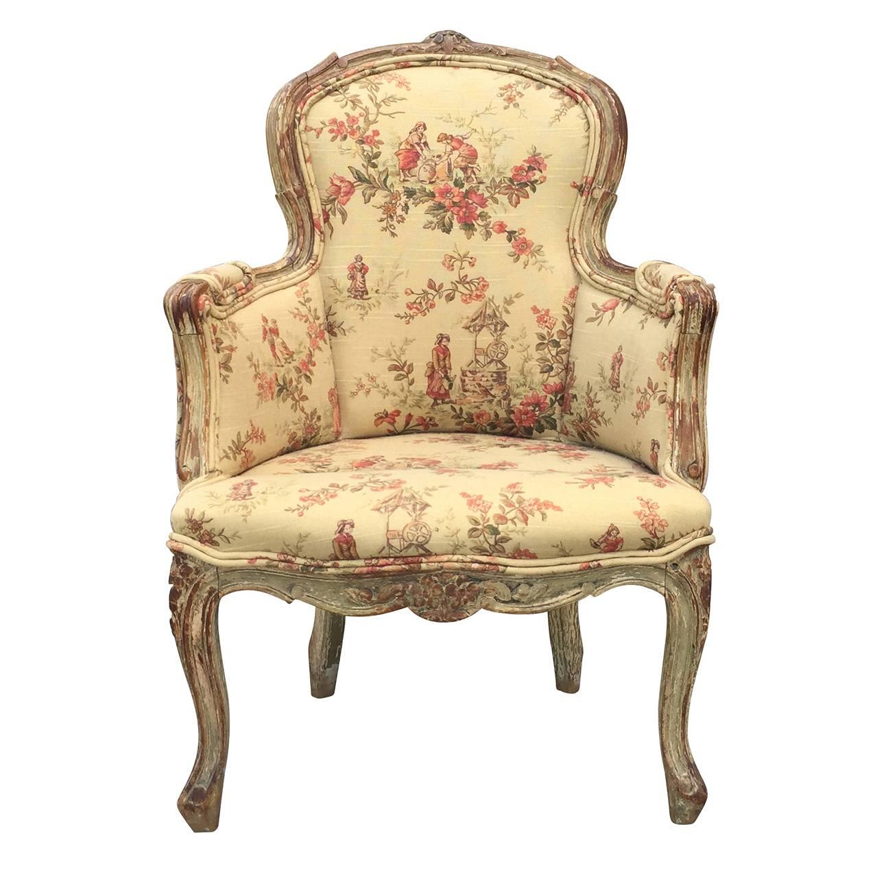 18th Century Louis XV Childs Chair
