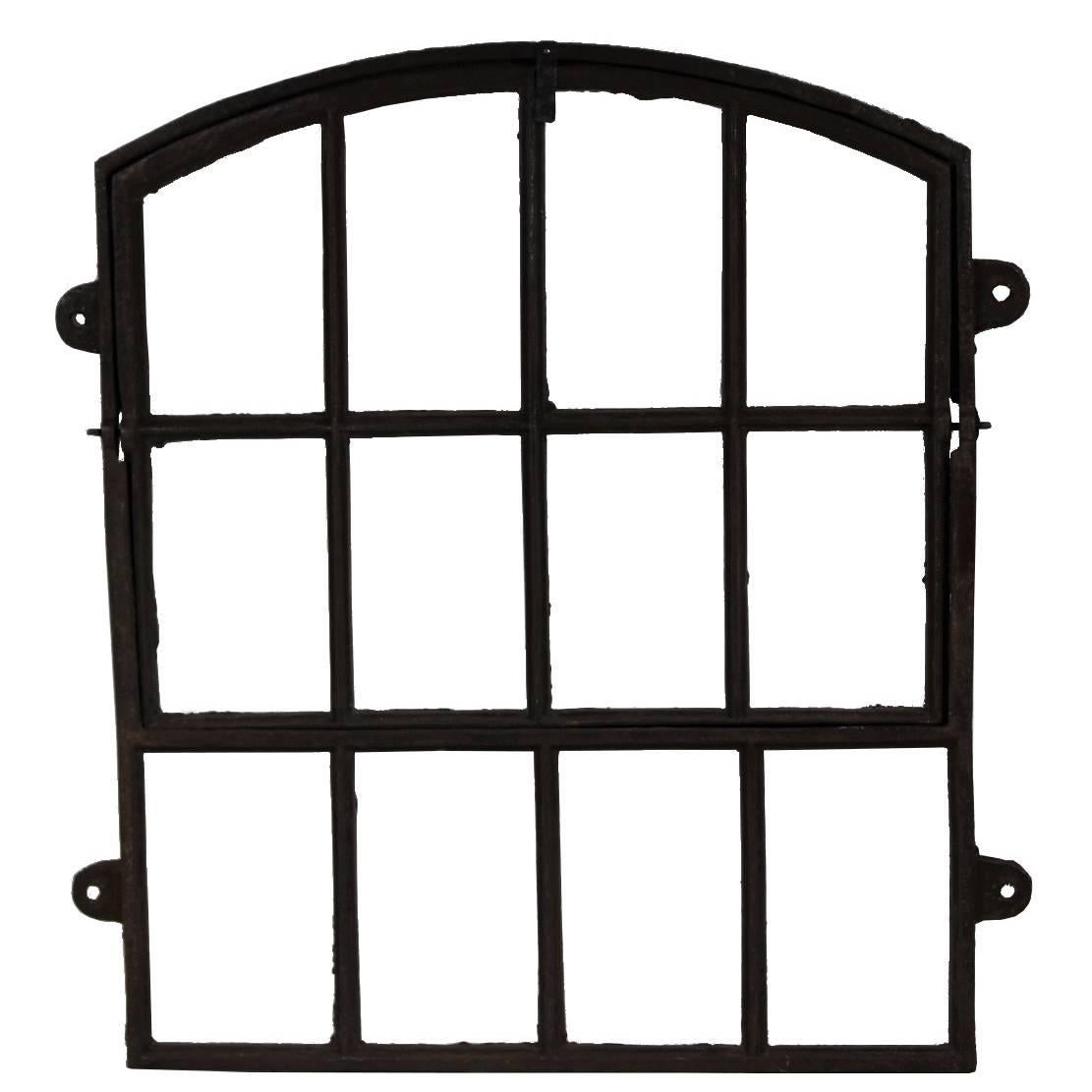 19th Century Industrial Iron Window Frame, 20 pcs available