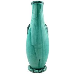Svend Hammershøi for Kähler, HAK, Glazed Stoneware Art Pottery Vase, 1930s