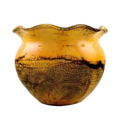 Kähler, Denmark, Glazed Ceramic Vase, 1930s, by Svend Hammershøi