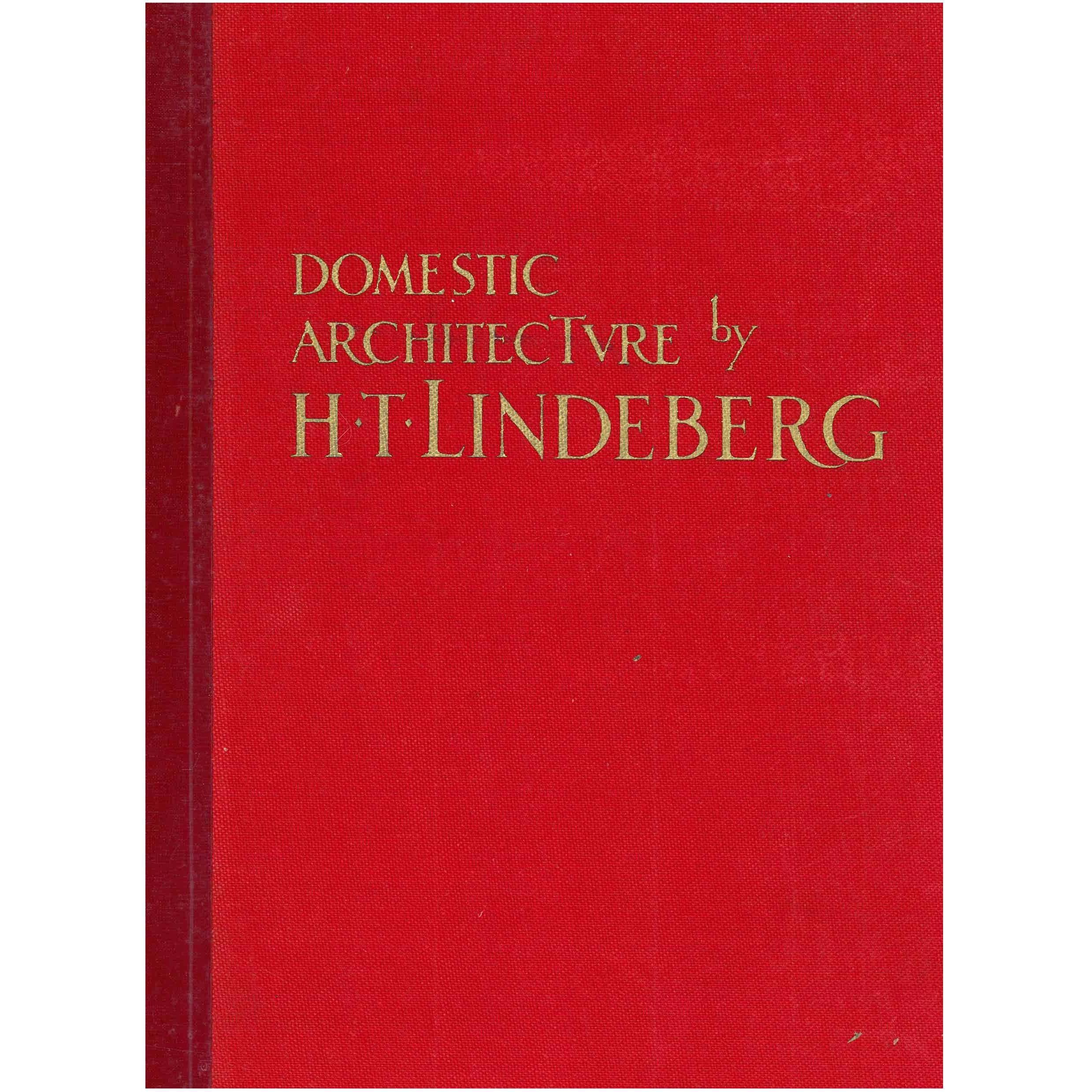 Domestic Architecture by H.T. Lindeberg (Book)
