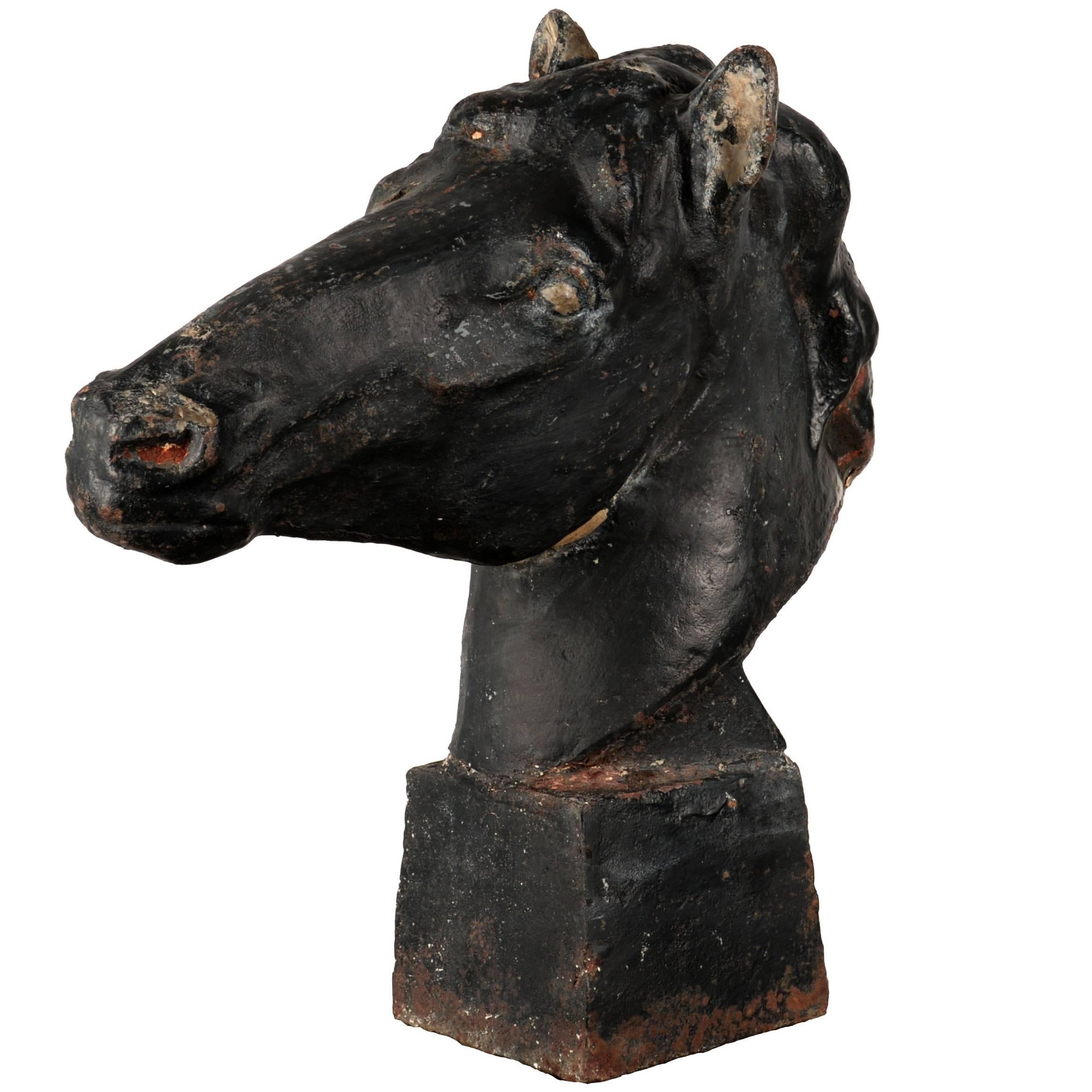Cast Iron Horse Head For Sale