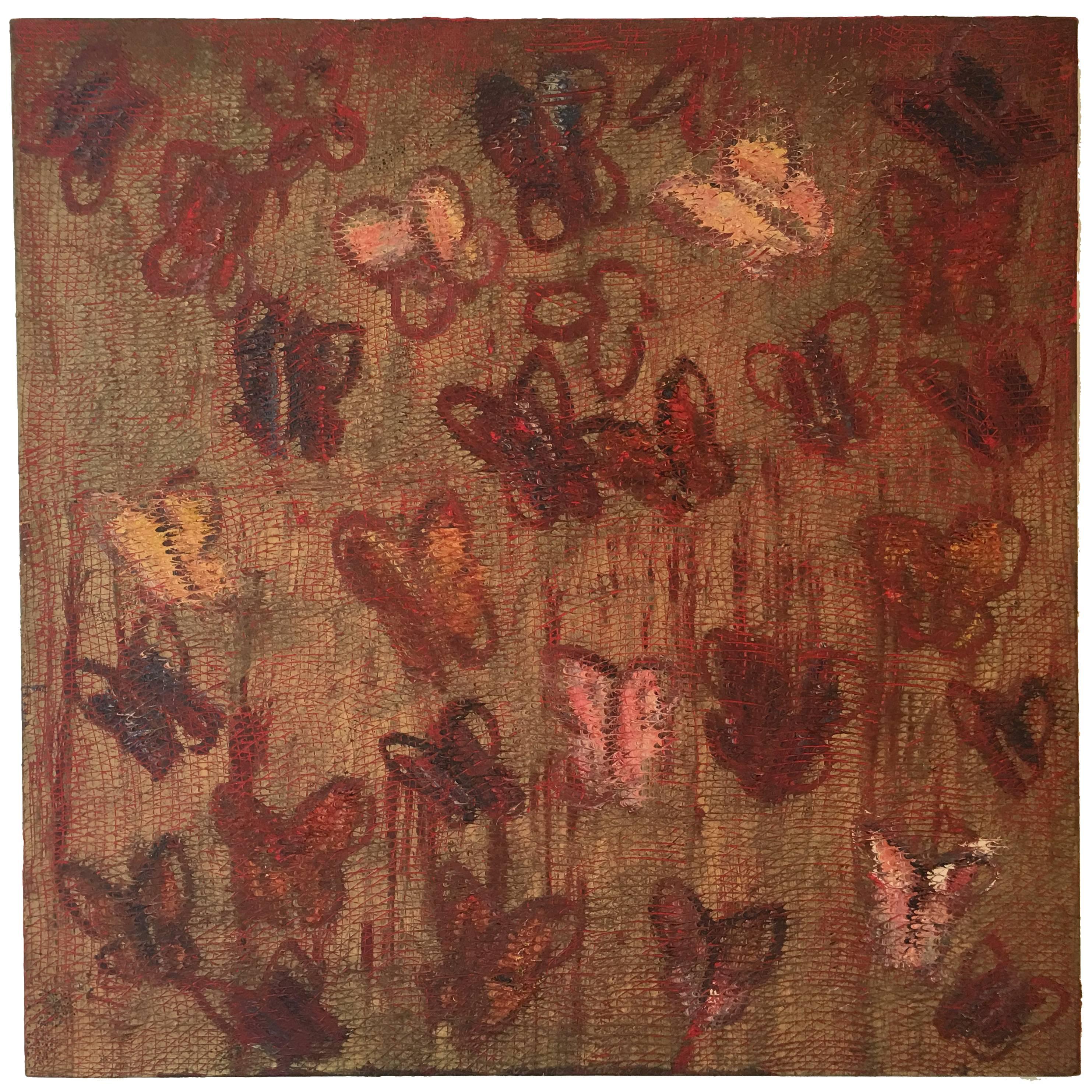 "Red Butterflies" by Hunt Slonem