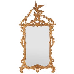 Vintage Gilt Rococo Mirror