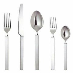 Dry Matte by Italy Stainless Steel Flatware Set of 12 Service, 60 Pieces, New
