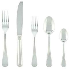 Retro Contour by Sambonet Italy Stainless Steel Large Flatware Set Service 108 Pcs New