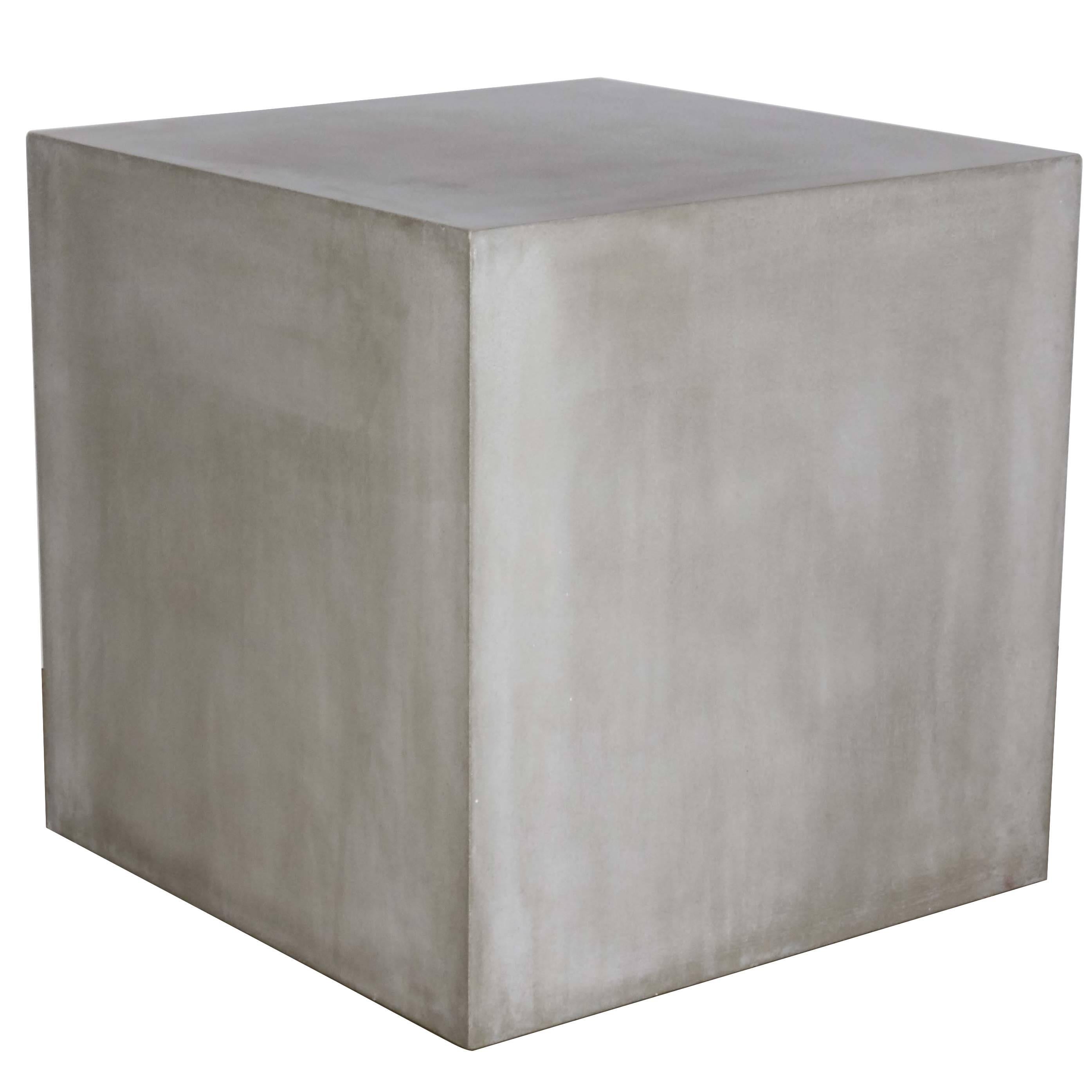Concrete Block Cocktail Table For Sale