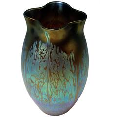 Vase Loetz Widow Klostermuehle Art Nouveau Maron Medici, circa 1903 4