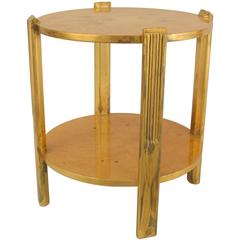 American Art Moderne Maple Table by Donald Deskey 7