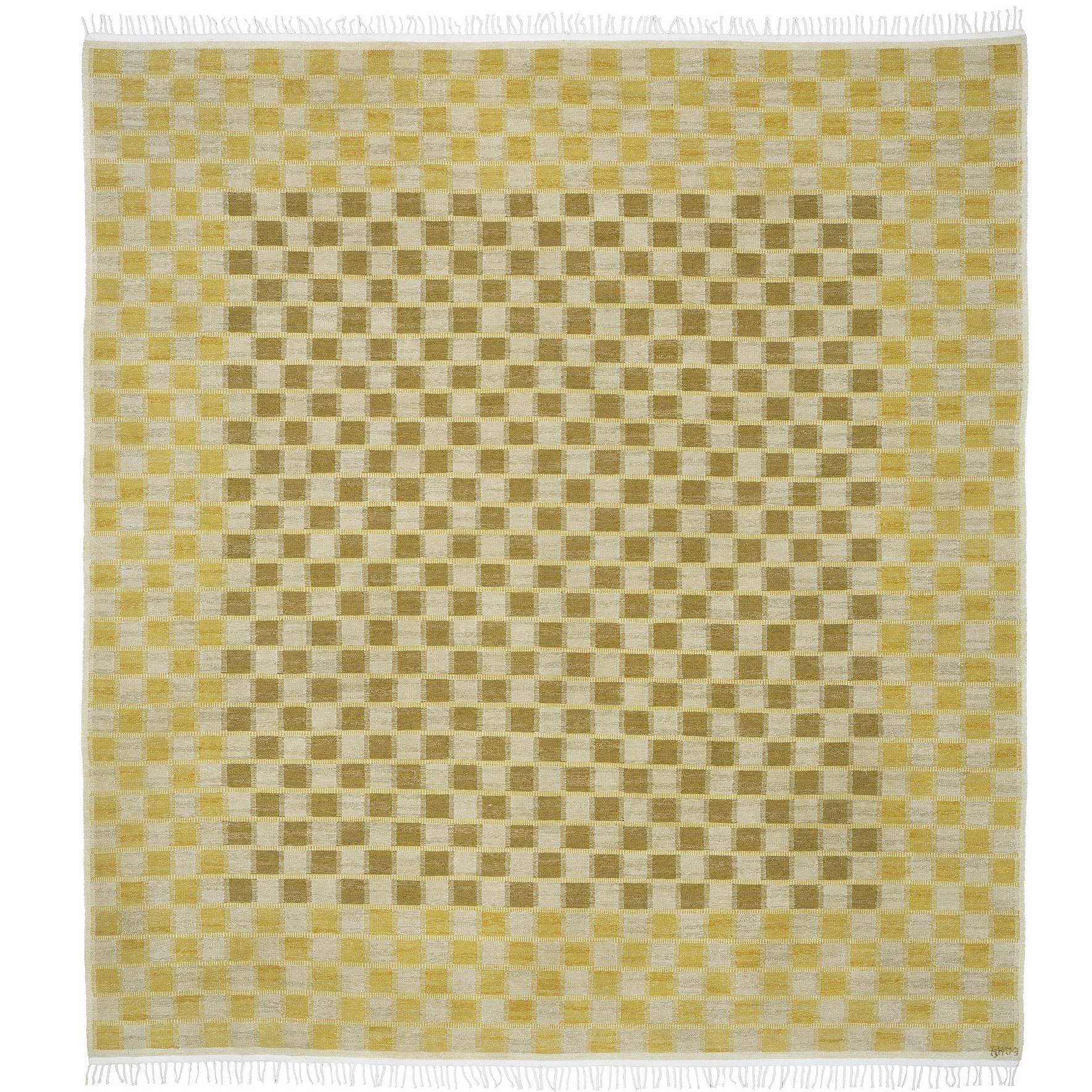 Contemporary 'Gingham' Carpet For Sale