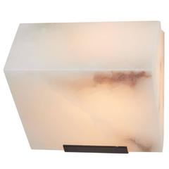 Simple Sloping Block Wall Lamp by Pierre Chareau 2