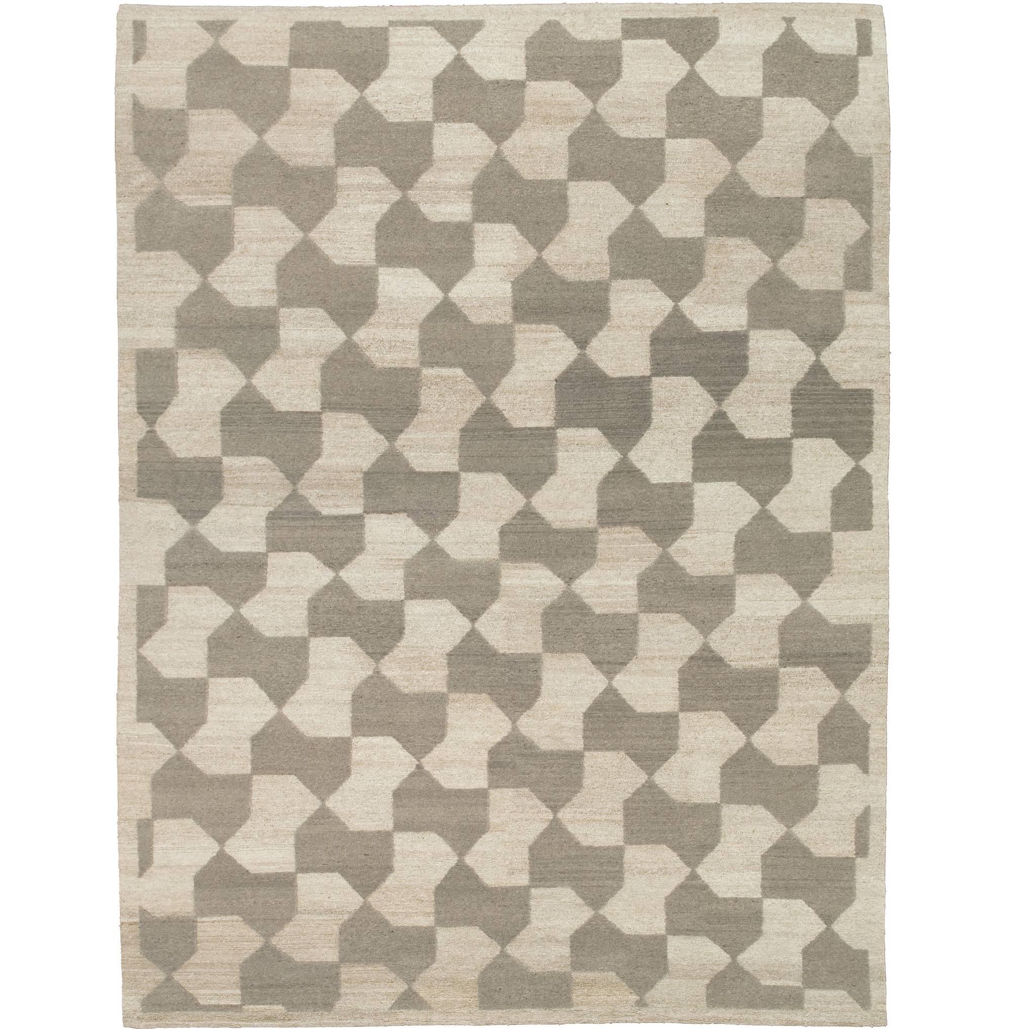 Contemporary 'Bow Tie' Carpet