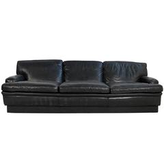High Quality 1960s Arne Norell Leather Sofa Mod. Mexico, Sweden, 'b'