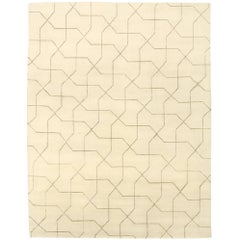 Contemporary 'Bow Tie' Carpet