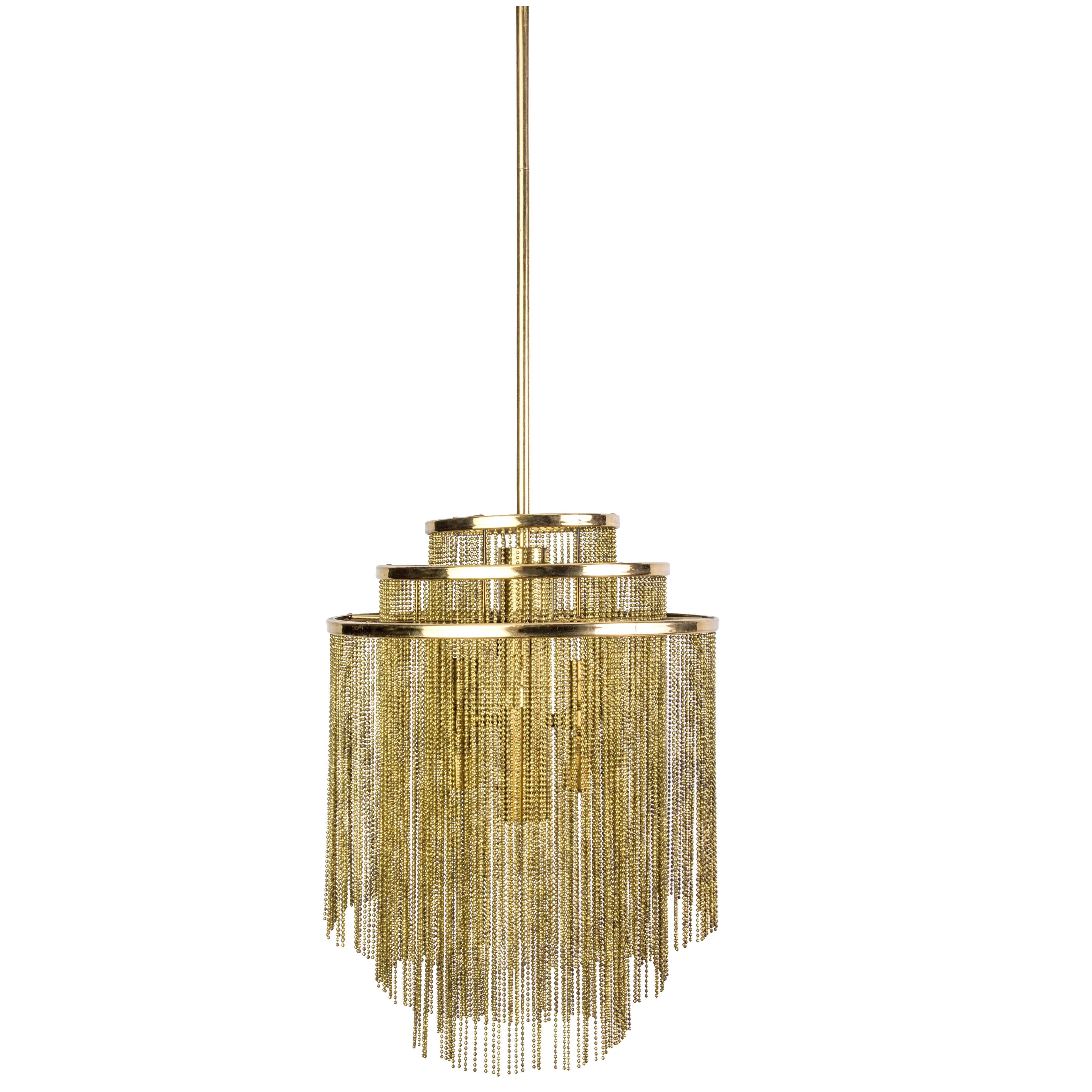 Magnificent 1960s Mid-Century Modernist Kinkeldey Chandelier