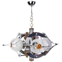 Mid-Century Hollywood Regency Chandelier by Mazzega