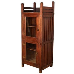 Stunning Arts & Crafts Oak Display Cabinet