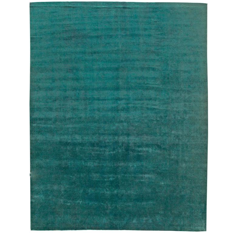 Contemporary Green Rug For Sale at 1stdibs