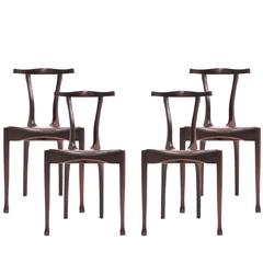Set of "Gaulino" Chairs Designed by Oscar Tusquets 3