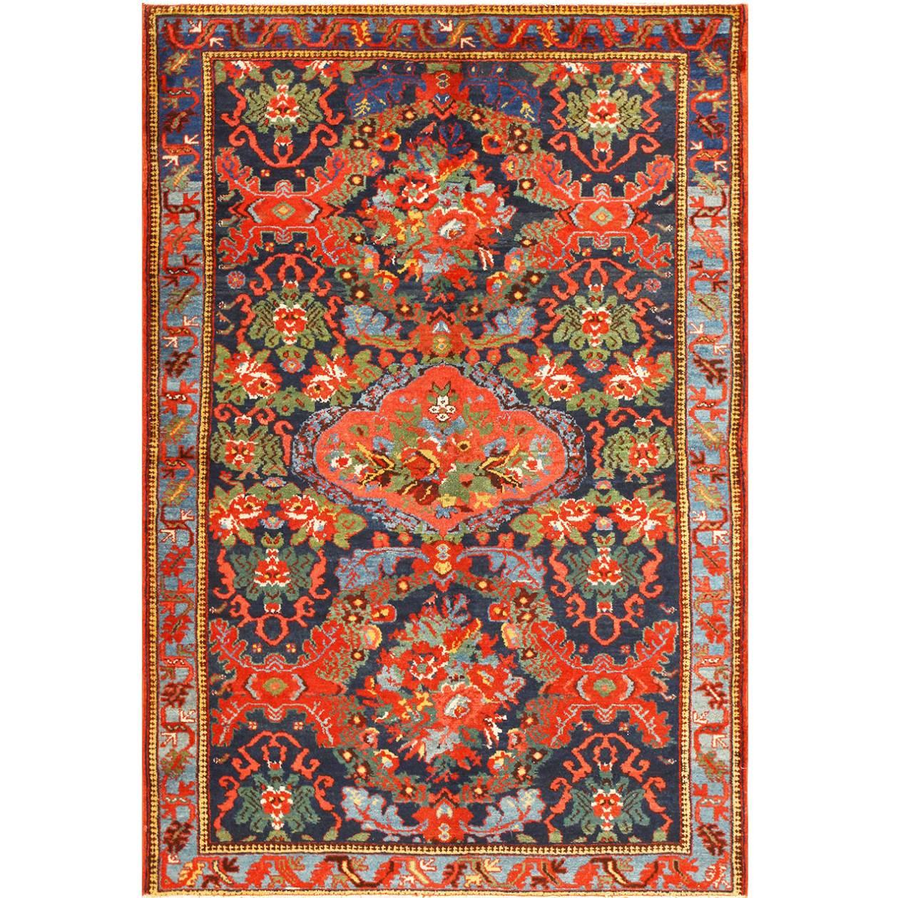 Small Size Antique Malayer Persian Rug. Size 4 ft 4 in x 6 ft 5 in For