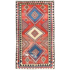 Vintage Tribal Shabby Chic Persian Gabbeh Rug. Size: 5 ft x 8 ft 8 in
