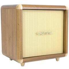 Shimna Stacks Cabinet: Inspired by a Vintage Guitar Amp in Walnut