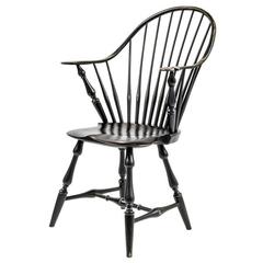 Shimna Windsor Captains Chair, Distressed Black Finish 4