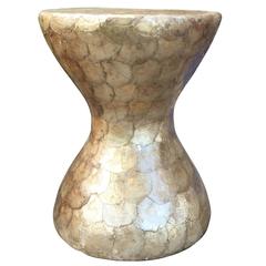 Capiz Shell Small Table, circa 1960s