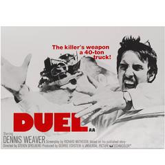 "Duel" Original British Movie Poster 10
