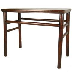 Wine Table with Simple Stretchers 6