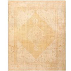 Decorative Room Size Antique Turkish Oushak Rug