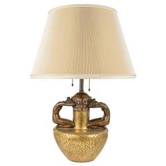 Bronze Deco Art Nouveau Lamp Bronze Deco Art Nouveau Lamp